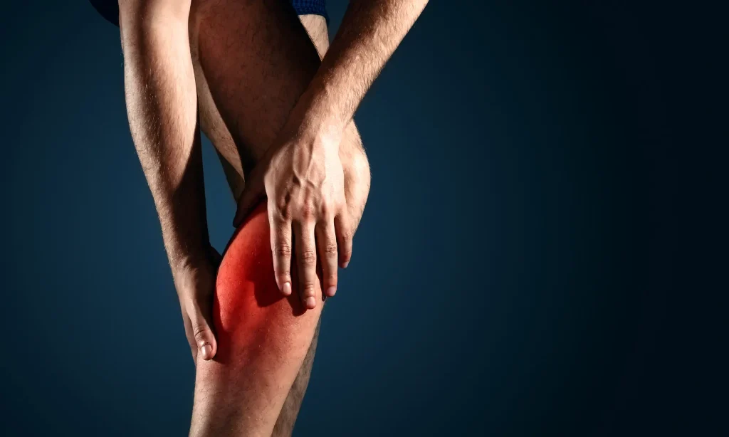 douleur du muscle situé sous le genou