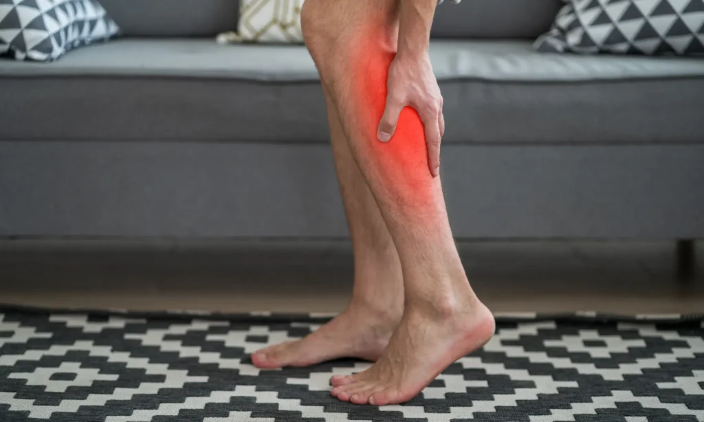 muscles situés sous le genou