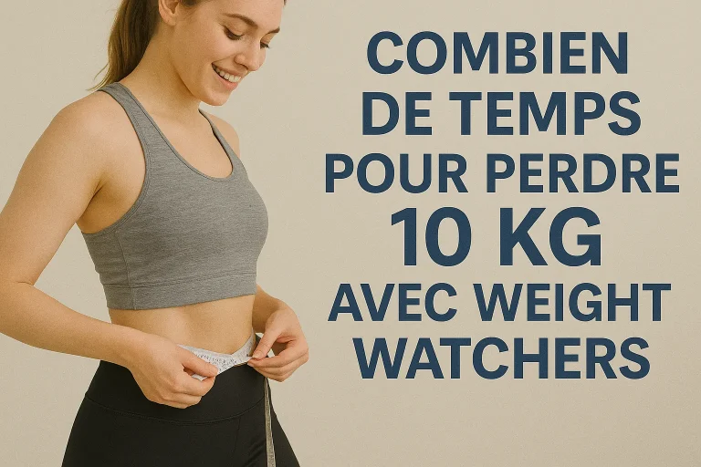 combien de temps pour perdre 10 kg avec weight watchers