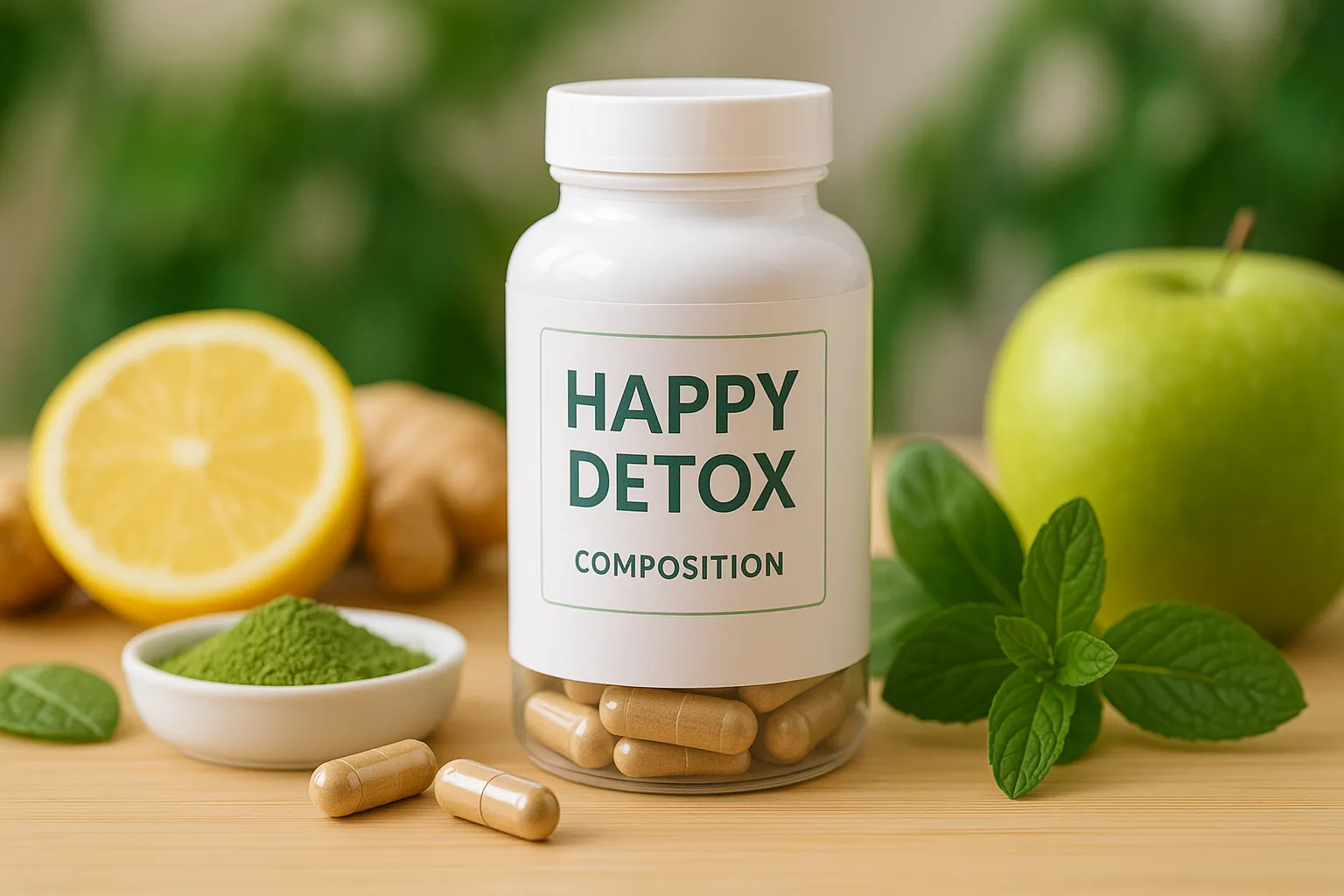 Quelle est la composition de Happy Detox ?