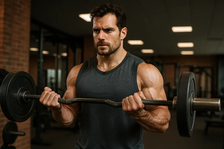 henry cavill musculation