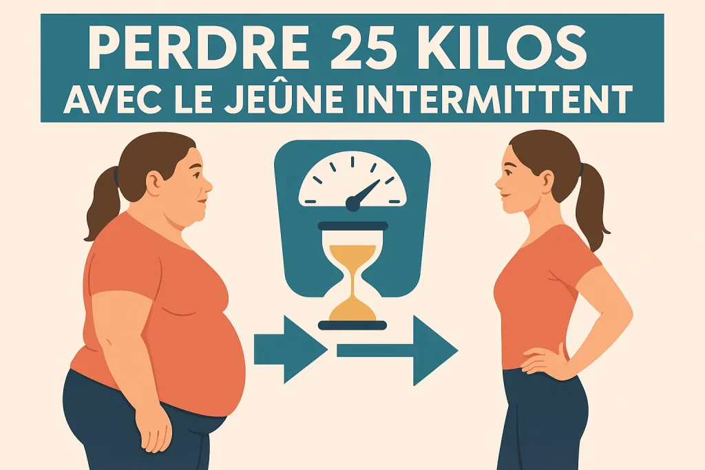 perdre 25 kilos avec le jeûne intermittent