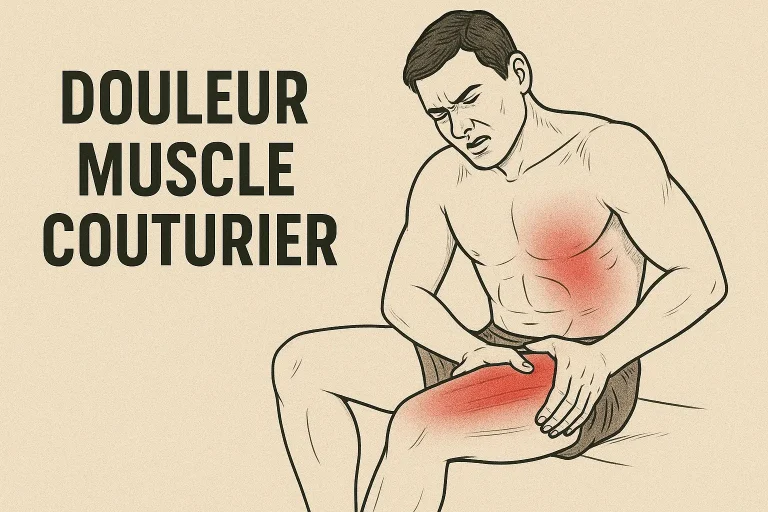 douleur muscle couturier