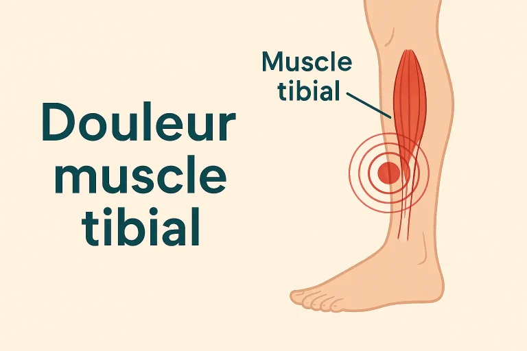 douleur muscle tibial