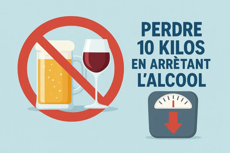 perdre 10 kilos en arretant l'alcool
