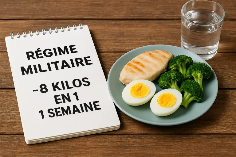 régime militaire perdre 8 kilos en 1 semaine