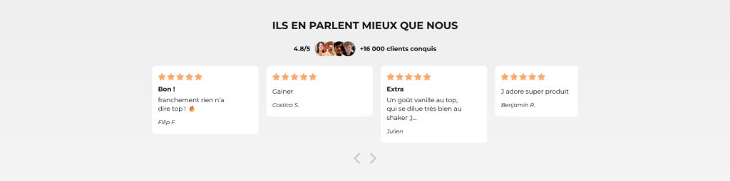 avis fiables sur Inshape Nutrition