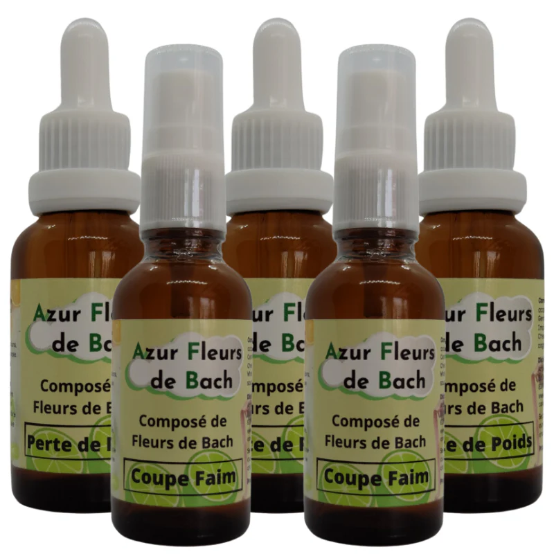 coupe faim Azur Fleur de Bach