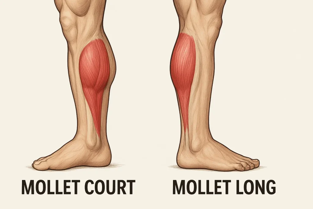 Pourquoi a t on les mollets courts et que faut il savoir
