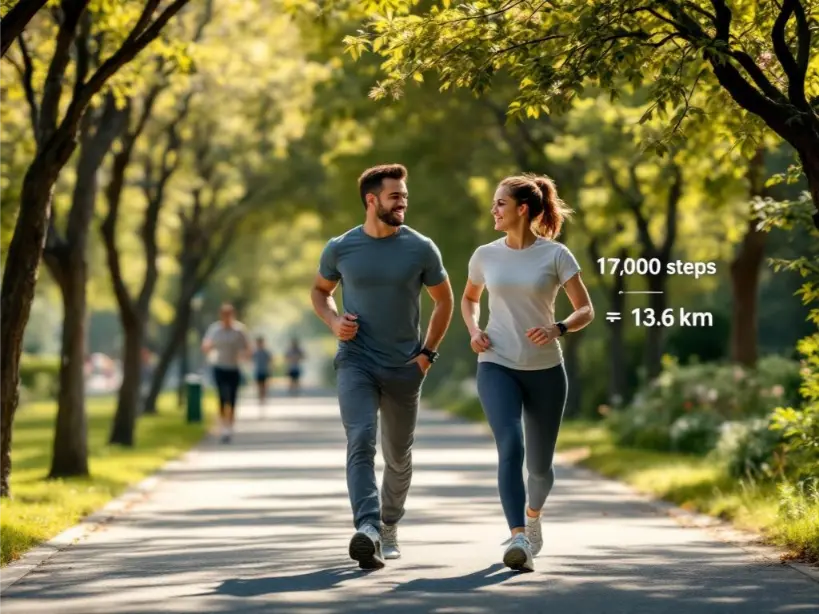 17000 pas correspondent à combien de kilomètres