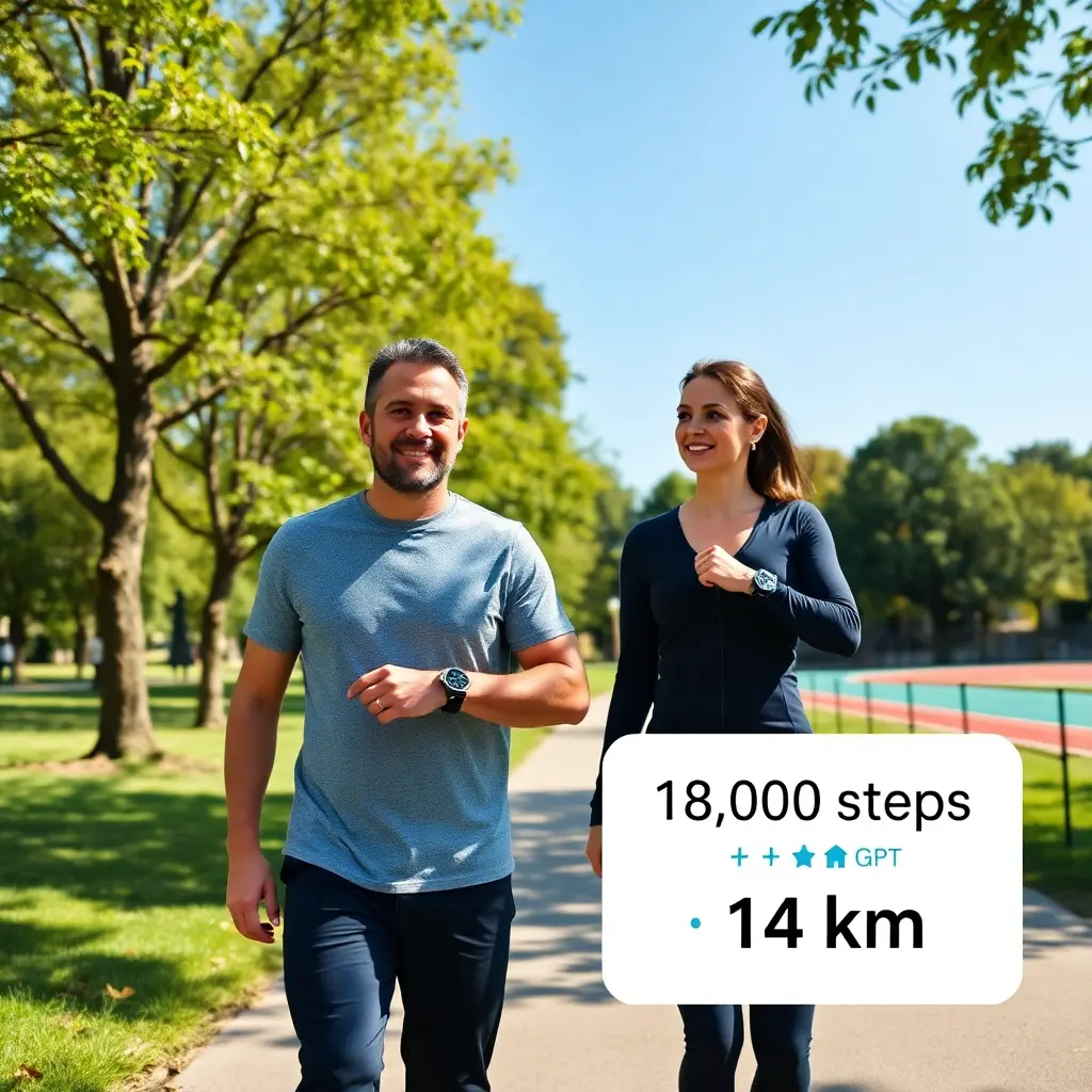 Combien de temps faut il pour marcher 18 000 pas