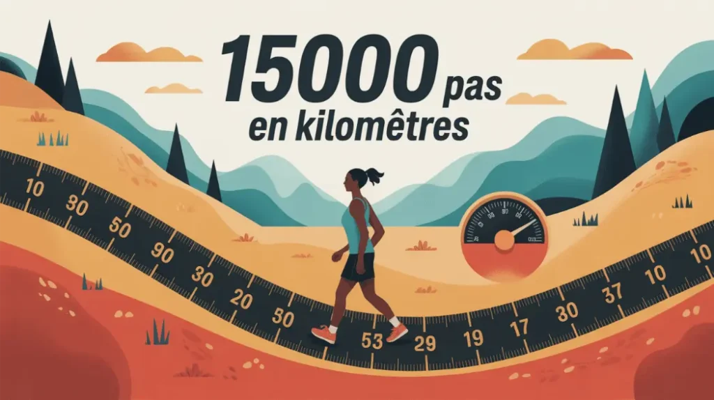 Comment convertir 14 000 pas en kilomètres selon sa taille